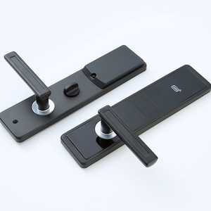 กุญแจล็อคโรงแรมอัจฉริยะ Wenxun รุ่น J023 ตัวเครื่องโลหะผสม พร้อมกุญแจกลไก ดีไซน์ทันสมัย สำหรับการเข้าถึงด้วยบัตร IC แบบเชื่อมต่อเครือข่าย - Product Image 2