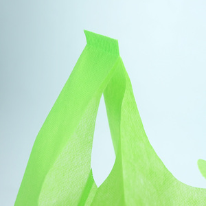 Sac en tissu non tissé écologique et économique avec matériaux recyclés, sac de courses jetable personnalisé en PE pour supermarchés et expositions - Product Image 6