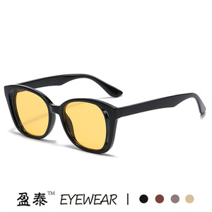 แว่นกันแดดทรงแคทอาย UV400 กรอบ PC เลนส์เรซิ่น แฟชั่นสำหรับทุกเพศ - Product Image 5