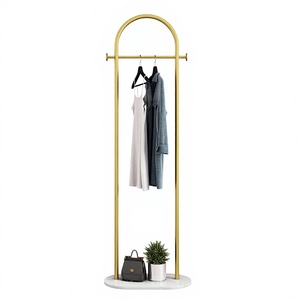 <span class=keywords><strong>Perchero</strong></span> de pie metálico de lujo ligero para dormitorio, sala de estar, entrada - Diseño moderno y sencillo, multifuncional para colgar <span class=keywords><strong>bolsos</strong></span> - Product Image 1