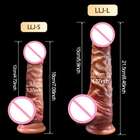 Dildo Grande para Mujeres Adultas con Cinturón, Fuerte Ventosa, Flexible, de Silicona Líquida Suave, Juguete Sexual Realista Enorme para Mujeres
