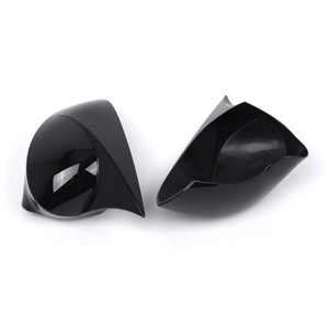 Seat Ibiza Rearview <b>Mirror</b> Covers Bullhorn Shape ABS <b>Plastic</b> Full Set 2008-2016 - Product Image 3