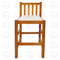 Silla de Comedor de Madera Personalizada, Silla Tapizada en Tela, Muebles para Hoteles y Restaurantes OEM