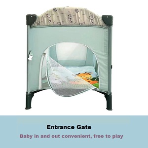 Lits de chevet pour <span class=keywords><strong>bébé</strong></span>, berceau portable, <span class=keywords><strong>lit</strong></span> de couchage pliable pour <span class=keywords><strong>bébé</strong></span>, parc avec motif mignon - Product Image 4