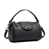 Sac fourre-tout en cuir de vachette pleine fleur grain litchi, sac à bandoulière rétro en cuir de vachette de qualité supérieure, prêt à être expédié