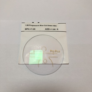 <span class=keywords><strong>Lenti</strong></span> Ottiche Progressive Chenyuan Factory 1.56 con Blocco Luce <span class=keywords><strong>Blu</strong></span>, Protezione UV420, HMC, 75mm 13+4mm, Corridoio Lungo per Visione Più Ampia - Product Image 1
