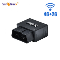 Suivi en ligne Google Map SinoTrack 902LA Mini traqueur GPS sans fil 16Pin Obd II facile à installer 4G + 2G Thaïlande Philippines