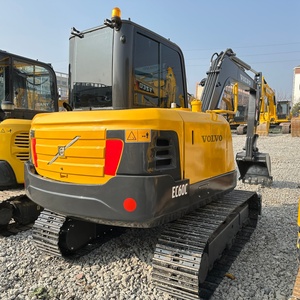 El 90% de las nuevas fábricas suministra excavadoras hidráulicas de cadenas Volvo EC60C de 6 toneladas de segunda mano para agricultores en el parque. - Product Image 5