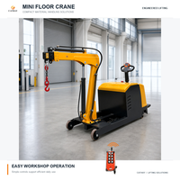 Mini-grue de levage automatique 360° électrique hydraulique 500/1000 kg pour camionnette, grue forestière pour le levage de marchandises, bras de grue du fabricant