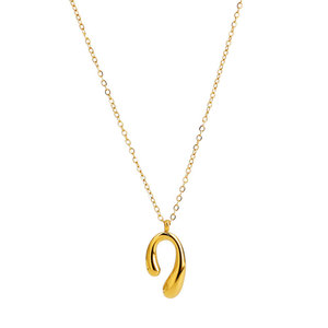 Ensemble de bijoux tendance pour femmes, collier et boucles d'oreilles en acier inoxydable 316l imperméable, plaqué or 18 carats, chaîne à la mode - Product Image 6