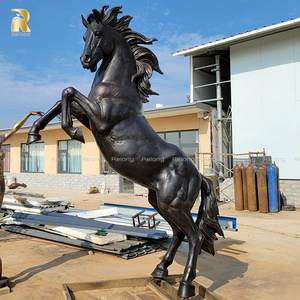 Yüksek Kaliteli Büyük Bronz Atlama Atı Heykeli Dış Mekan Dekorasyonu İçin - Product Image 5