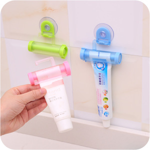 Dispensador <span class=keywords><strong>de</strong></span> pasta <span class=keywords><strong>de</strong></span> dientes enrollable, tubo exprimidor con soporte para ventosa, prensa para crema, Extractor <span class=keywords><strong>de</strong></span> cosméticos, dispositivo <span class=keywords><strong>de</strong></span> baño, novedad <span class=keywords><strong>de</strong></span> <span class=keywords><strong>2022</strong></span> - Product Image 5