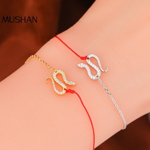 Usine <span class=keywords><strong>de</strong></span> bijoux MuShan, un nouveau <span class=keywords><strong>bracelet</strong></span> porte-bonheur en cordon rouge pour l'année du Serpent à <span class=keywords><strong>Paris</strong></span>, France - Product Image 1