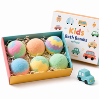 Coffret Cadeau de 6 Bombes de Bain Thème Véhicule pour Enfants avec Jouets Surprise, Marque Privée OEM, Vente en Gros