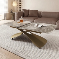 Table relevable extensible multifonctionnelle de forme ronde, ovale ou carrée, réglable pour café et repas