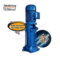 Pompe centrifuge verticale multi-étages en ligne CDL 380V triphasée pour surpression d'eau en pipeline haute pression