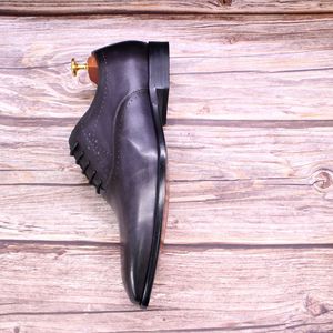 Custom Brand Oxford <b>Shoes</b> Classic Fashion Leather <b>Height</b> <b>Increasing</b> Autumn Wedding Party Men Formal Dress - Product Image 4