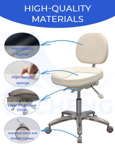 Taburete Ergonómico para Odontólogo, Muebles para Clínica Hospitalaria, Salón de Belleza y Recepción - Product Image 5