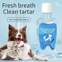 PetFit Bain de bouche personnalisable pour chiens et chats 250ml – Style mignon, extrait végétal, nettoyage doux, haleine fraîche, blanchiment des dents et des gencives