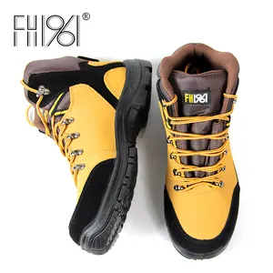 FH1961 Outdoor Robuste Sicherheits schuhe Stahl kappe Wasserdichte Stiefel für Männer Heavy Duty Construction Site Wear