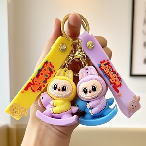 Vente en gros – Nouveaux porte-clés en caoutchouc créatifs et mignons, design tendance 2026, en silicone, pour promotion, meilleur <span class=keywords><strong>prix</strong></span>, haute qualité - Product Image 3