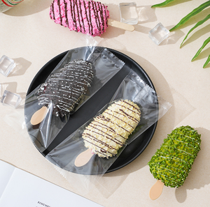 Trong Kho Trong Suốt Ice Cream Túi <span class=keywords><strong>Popsicle</strong></span> Gói Pouch Nhựa Đóng Gói Sô Cô La Thanh Kẹo <span class=keywords><strong>Wrapper</strong></span> Lolly <span class=keywords><strong>Popsicle</strong></span> Pouch OEM - Product Image 2