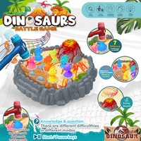 Jouet interactif de battement de dinosaures pour tout-petits, jeu éducatif Whack-a-Mole, jouet de développement précoce des capacités motrices avec lumière et son