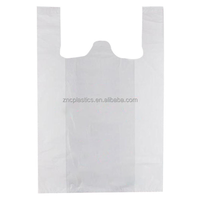 Sacs en plastique compostables pour courses avec poignées, imprimés avec logo personnalisé, écologiques, en PBAT et amidon de maïs