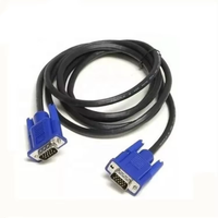 Enchufe azul Cable Vga Cable de computadora Vga (3 + 2) Monitor Cable de video Admite Pantalla de 24 pulgadas Conexión de computadora Vga 1,5 m