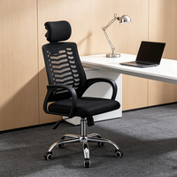 Chaise de bureau ergonomique à dossier haut pour cadre et personnel, idéale pour le travail sur ordinateur