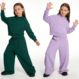 Sweat-shirt en coton Hongbo pour enfants avec <span class=keywords><strong>capuche</strong></span>, design uni, ensembles de vêtements pour bébés filles et garçons, sweats à <span class=keywords><strong>capuche</strong></span> pour jeunes garçons de 1 à 6 ans - Product Image 2