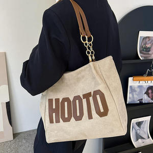 <span class=keywords><strong>Sac</strong></span> fourre-tout de luxe personnalisé pour femme, en toile premium, grande capacité, avec <span class=keywords><strong>fermeture</strong></span> à boucle haute, durable, idéal pour le travail, les voyages et le quotidien - Product Image 3