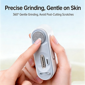 Cortauñas Automático, Lima de <span class=keywords><strong>Uñas</strong></span> Eléctrica Segura y Ultrasilenciosa, Cortauñas Eléctrico de Precisión con Doble Cuchilla para <span class=keywords><strong>Uñas</strong></span> de los Dedos - Product Image 4