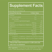 Gummies Vitaminées pour la Croissance en Hauteur OEM, Calcium 100mg, Bisglycinate de Magnésium 30mg, Zinc, Ashwagandha