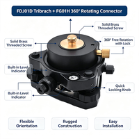 Brass Laser Connector and Centering Base for GNSS RTK Total Station