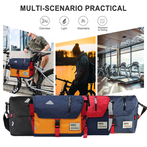 Sac banane et bandoulière décontracté en nylon pour <span class=keywords><strong>homme</strong></span> avec motif lettres, idéal pour le cyclisme, l'école, le transport de téléphone et d'argent, sac messager, sac de facteur - Product Image 6