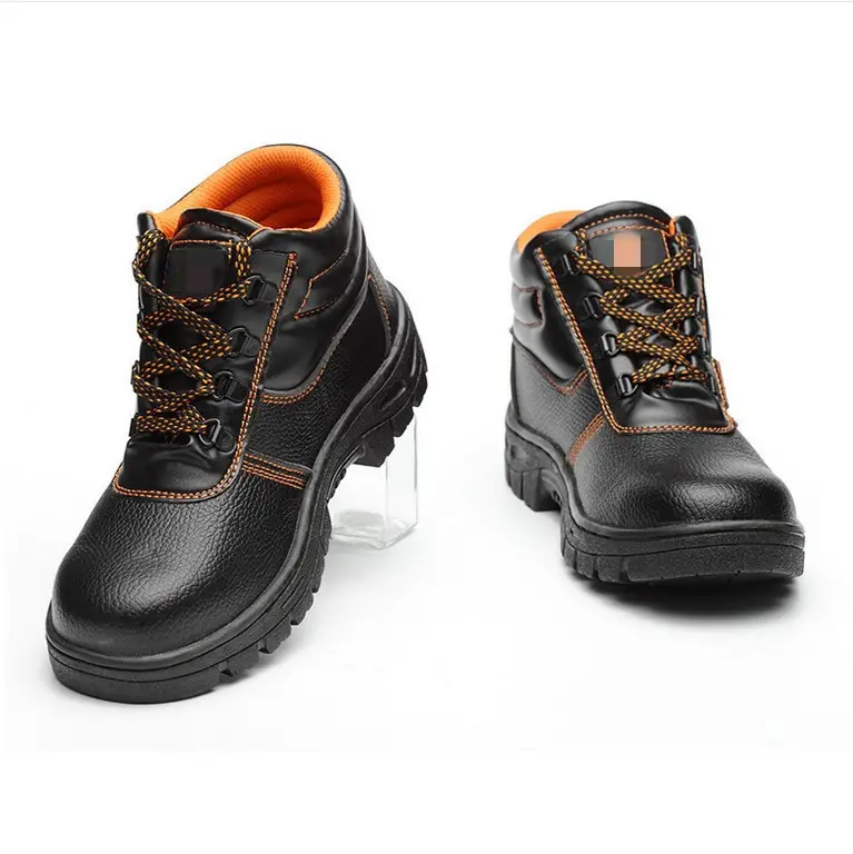 Precio de fábrica, botas de seguridad industriales antiperforación impermeables, zapatos de seguridad con punta de acero para trabajo de construcción para hombres