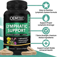 Compléments alimentaires OEM/ODM pour le drainage lymphatique, soutien du système lymphatique pour les ganglions, les jambes et le cou