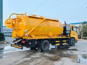 Synchronous Jetting & Suction Operation Truck, Flush Pipeline and Extract <b>Sludge</b> Simultaneously for Municipal Projects - Product Image 6