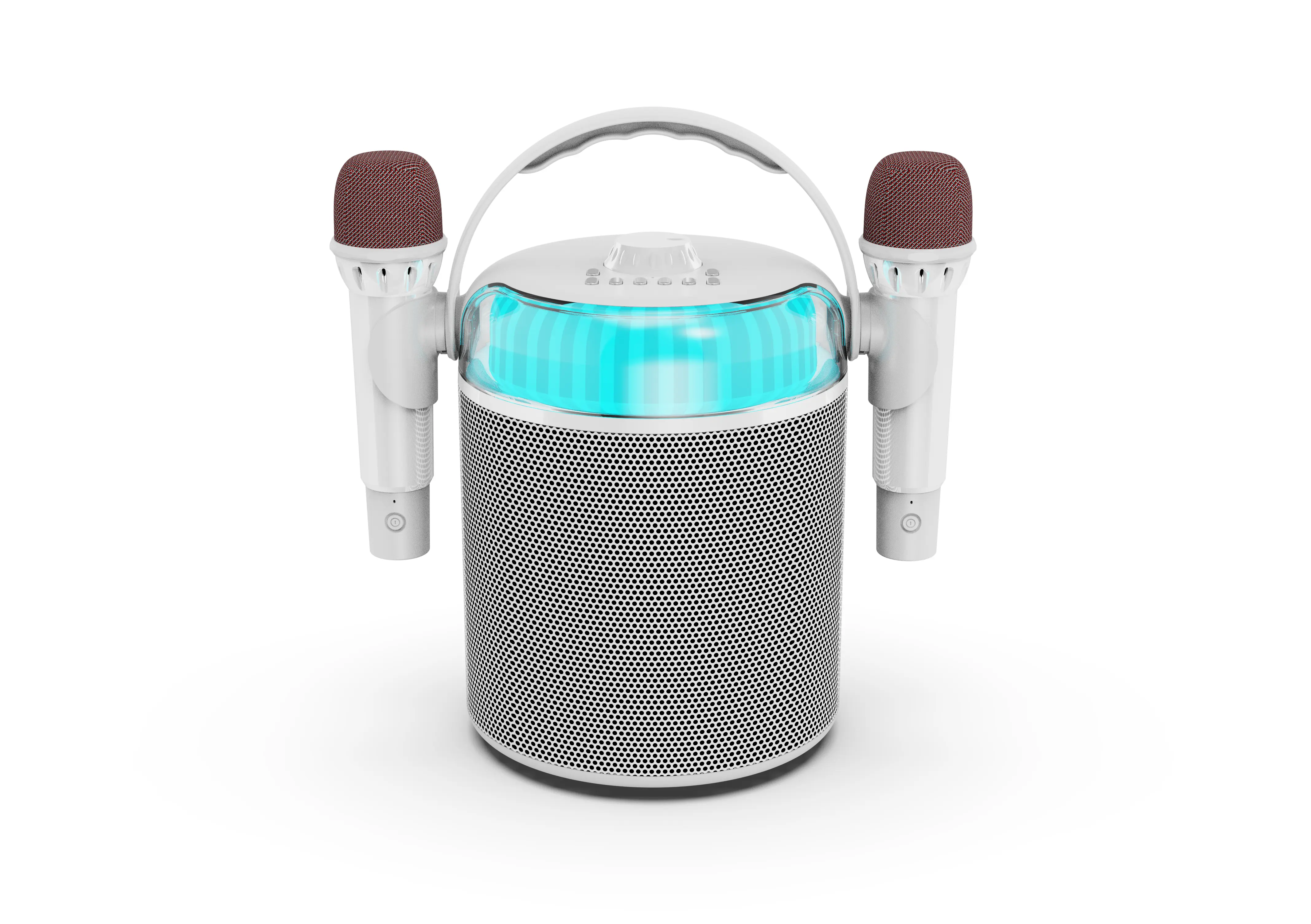 Novo para estúdio 6 LED Bluetooth alto-falante subwoofer 12W alto-falante sem fio à prova d'água