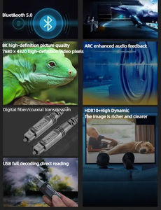 Amplificateur de système de cinéma maison 7.1 de haute qualité, 8 canaux, amplificateur de karaoké, amplificateur de musique Do&lby At&mos - Product Image 6