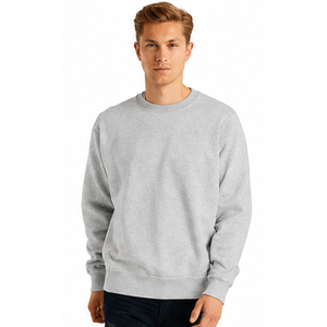 Sweat-shirt pour homme personnalisable, nouveau style, vente en gros, haute qualité, uni, basique, vêtements décontractés d'hiver, col rond, pour homme - Product Image 6