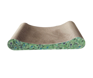 Rascador para Gatos Ecológico y Duradero de Cartón Corrugado Reciclado, Sofá con Diseño Seguro y Colorido - Product Image 5