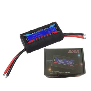 200A Watt Amps Power Analyzer High Precision Digital Voltage Meter Power Consumption LCD Screen for RC Battery Solar Wind Power