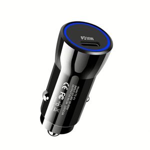 30W PD Car Charger Adapter Fast Charging Type C Car Phone Charger USB C Car Cigarette Lighter Charger - Product Image 3