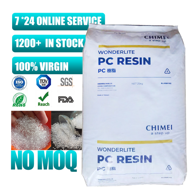 Top Quality Polycarbonate Granules - PC Resin for Flame Retardant Injection Molding Grade High Transparency