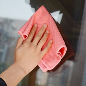 Chiffon de polissage en verre 30x40cm Chiffons d'écailles de poisson <span class=keywords><strong>Serviette</strong></span> de cuisine Chiffon de nettoyage en microfibre - Product Image 4