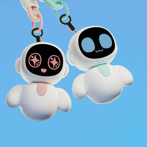 Eiliko, Robot Inteligente Educativo con IA, Control por Aplicación, Estilo de Dibujos Animados, Juguete Colgante de Plástico ABS para Niños, <span class=keywords><strong>Parejas</strong></span> <span class=keywords><strong>y</strong></span> Mejores <span class=keywords><strong>Amigos</strong></span> - Product Image 3