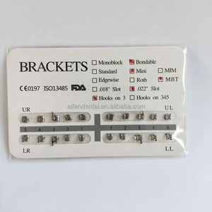 [ Aifan Dental Vendita Calda Nuova Generazione di Brackets Dentali Bondabili con Base a Rete MIM per Uso Ortodontico - Product Image 6