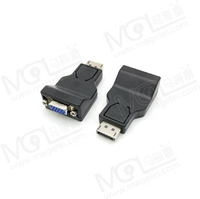 Precio a granel 1080P Dp Display Port Entrada A Adaptador de salida VGA Puerto de pantalla macho a hembra a adaptador Vga